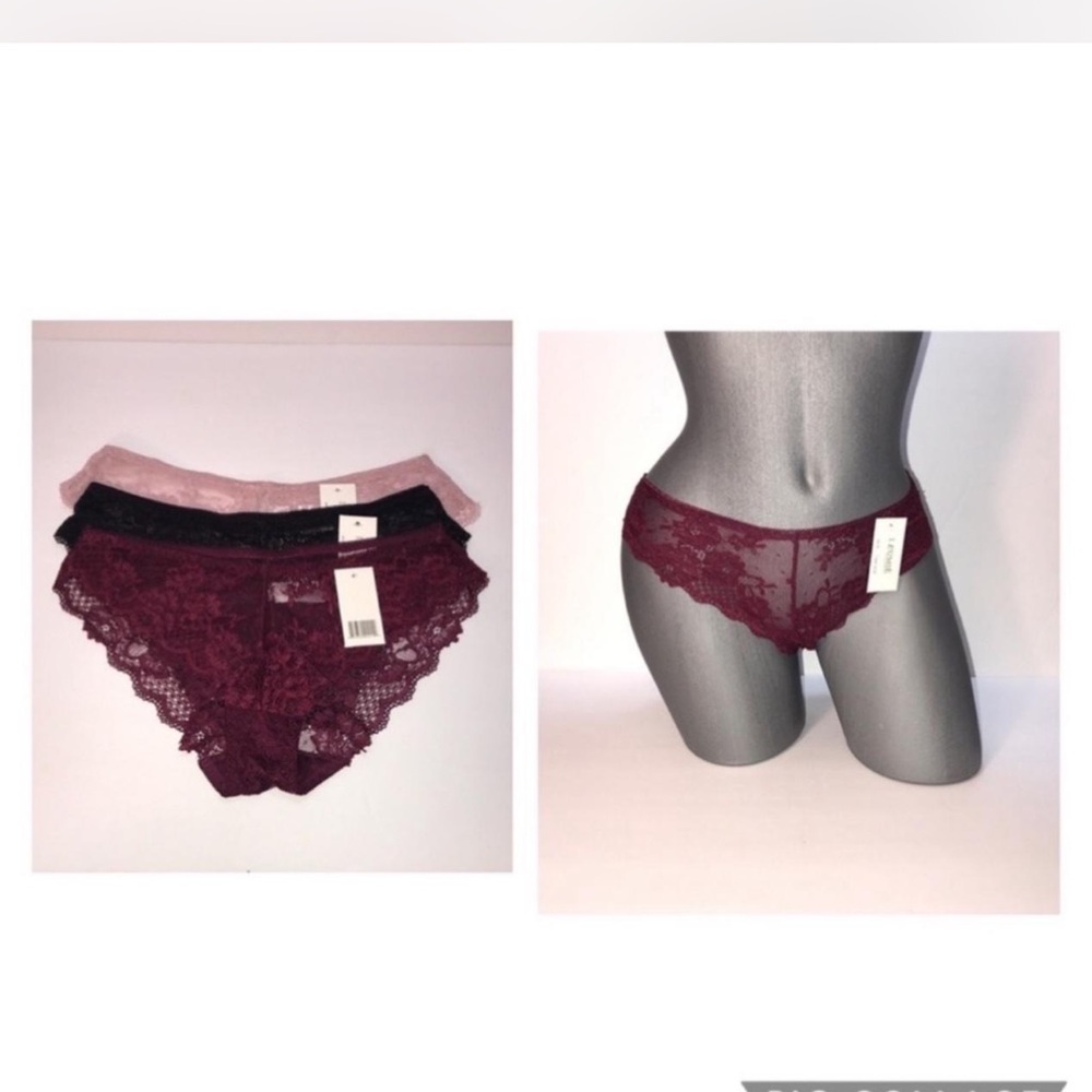 Bundle 3 pieces Lace Panties Cheeky Underwear. NWT Ilys Lumie Brand. Size Xl